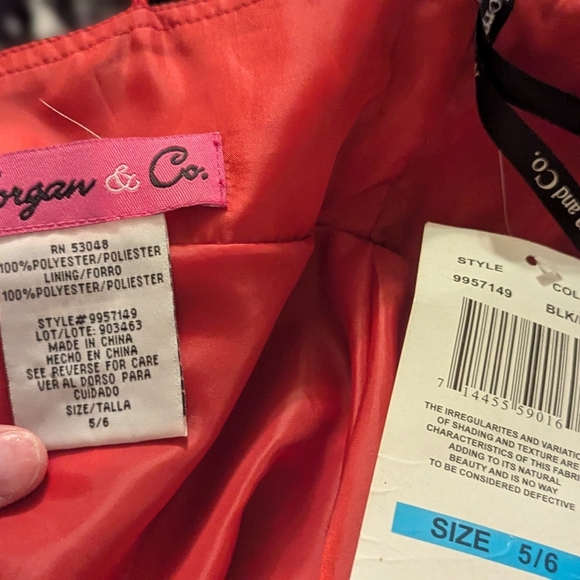 Morgan & Co Junior Red Party Dress - Picture 4 of 5